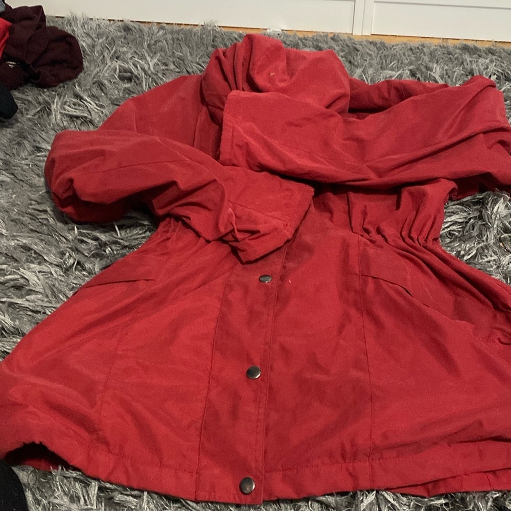 nordstrom rain red jacket